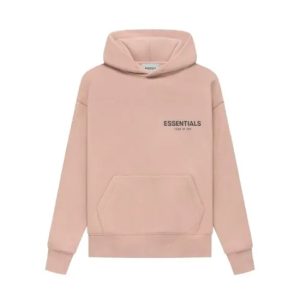 Fear of God Essentials Pullover Pink Hoodie